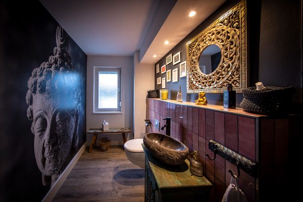 Das Badezimmer im YogaHaus
